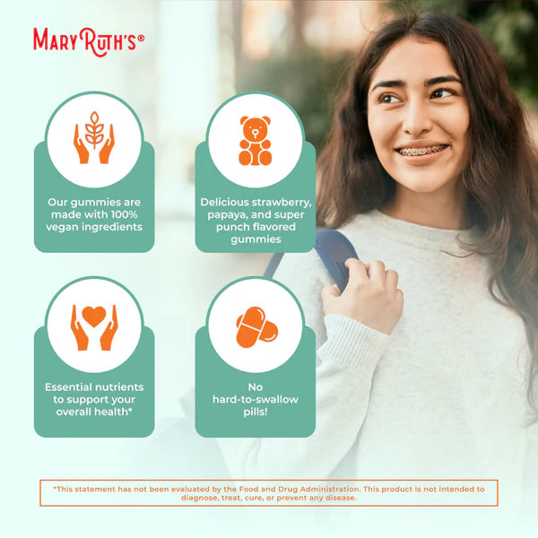 Mary Ruth’s Teen Multivitamin Gummies