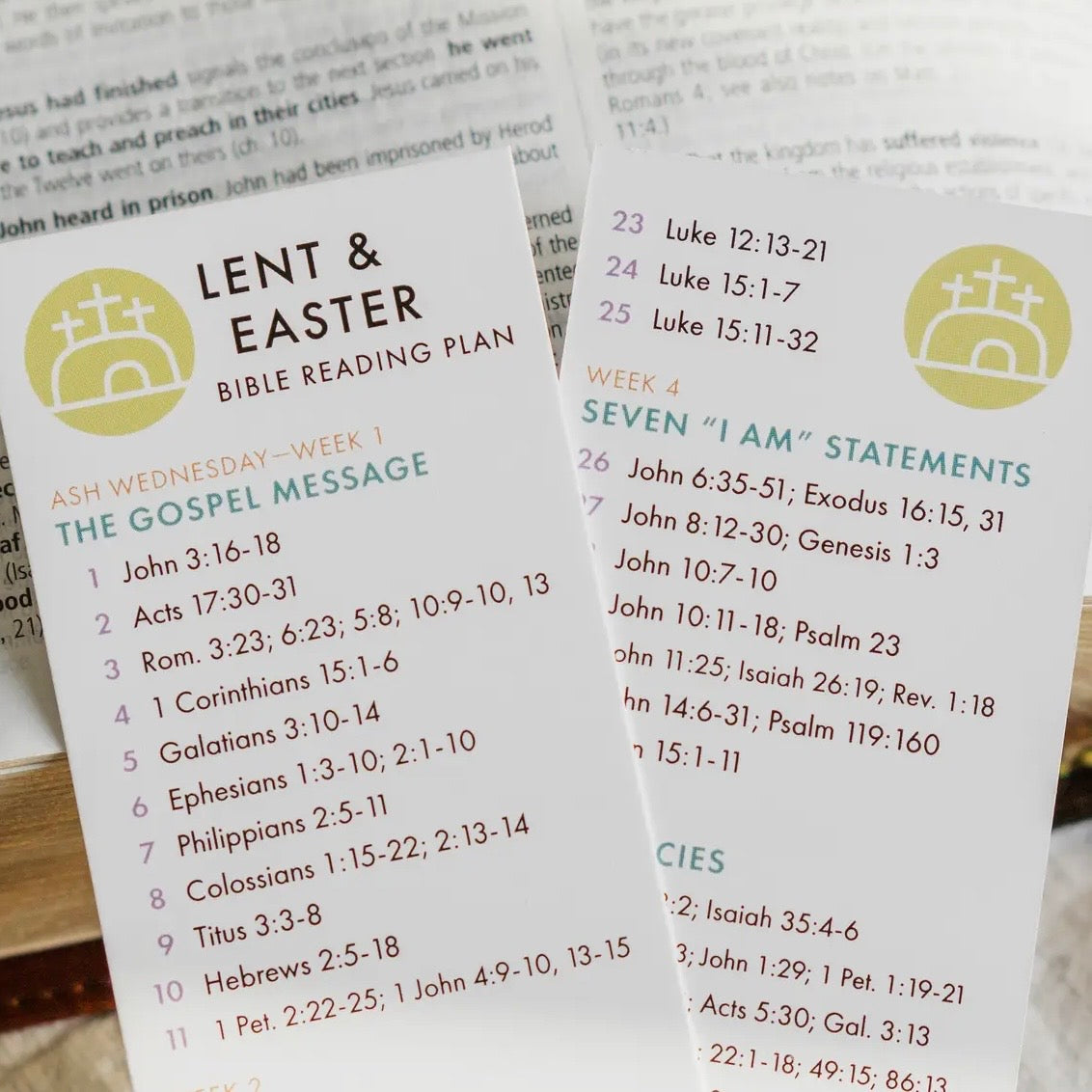 Bookmark | Lent and Easter Bible Reading Plan