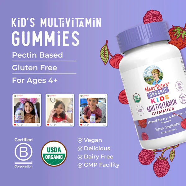 Mary Ruth’s Organic Kids Multivitamin Gummies