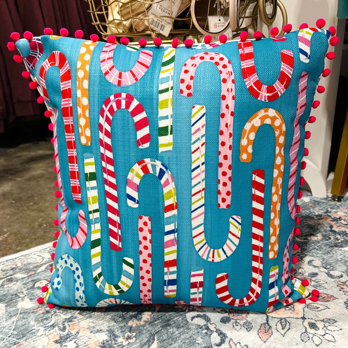 Pillow | Candy Canes
