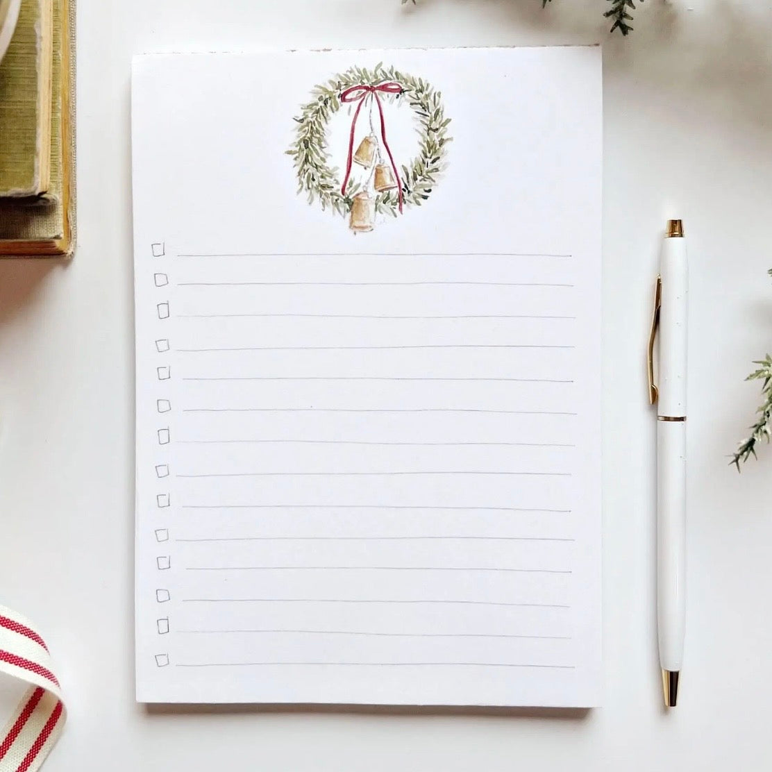 Notepad | Christmas Wreath