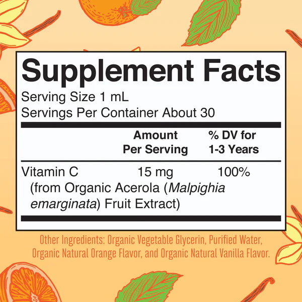 Mary Ruth’s Organic Toddler Vitamin C Liquid Drops