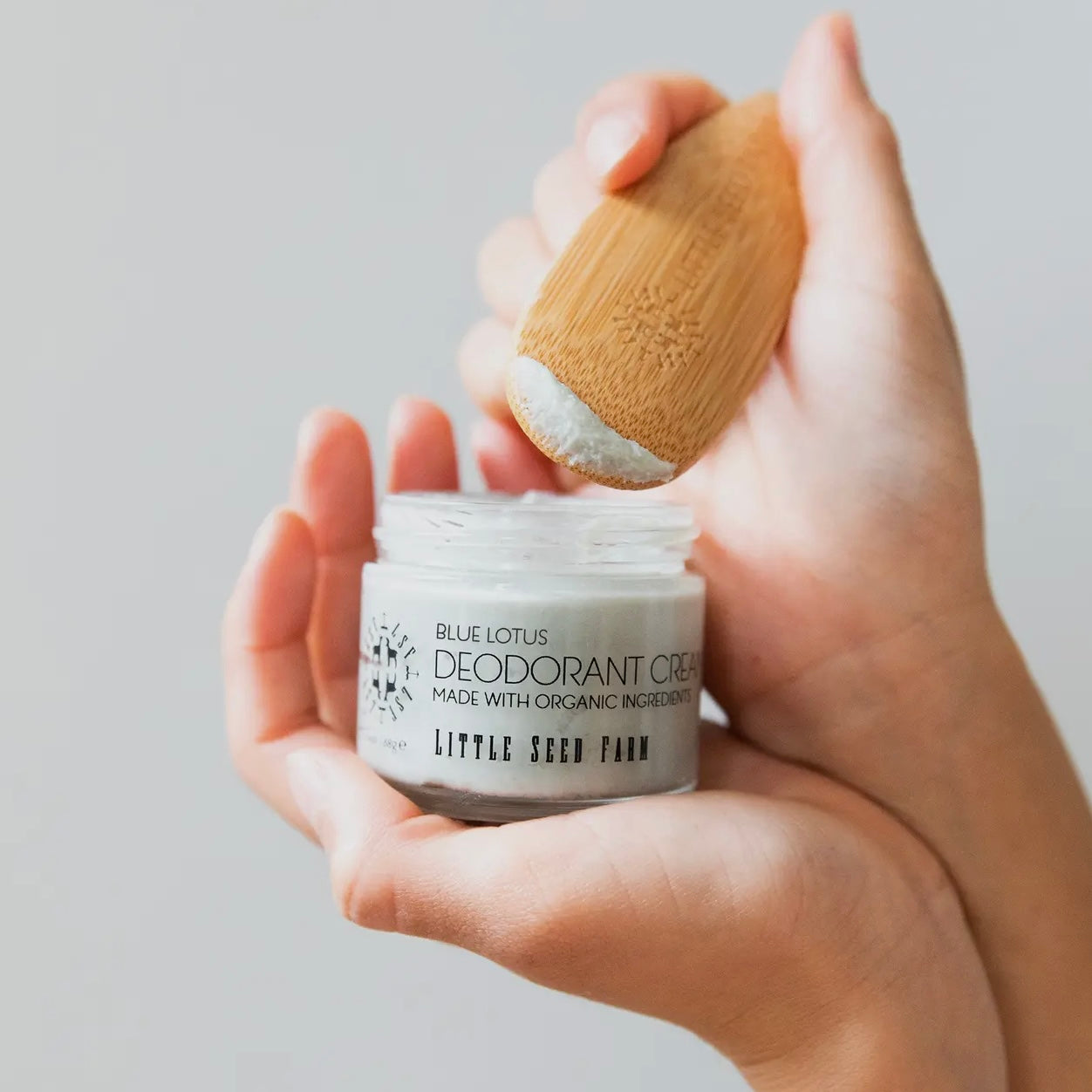 Little Seed Farm Natural Deodorant Cream | Blue Lotus