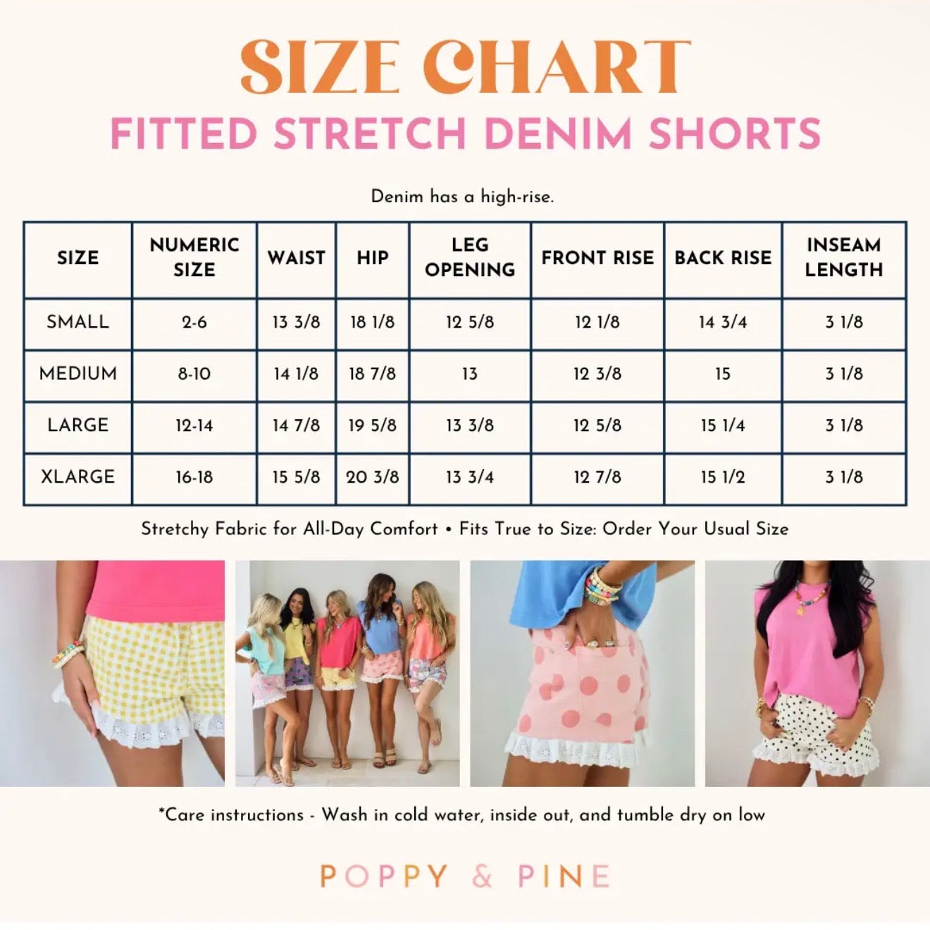 Floral Patchwork Denim
Ruffle Short