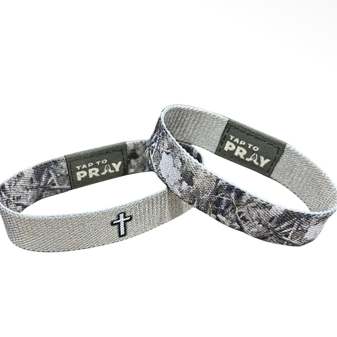 Tap To Pray Bracelet | Forest Camo Smoke
