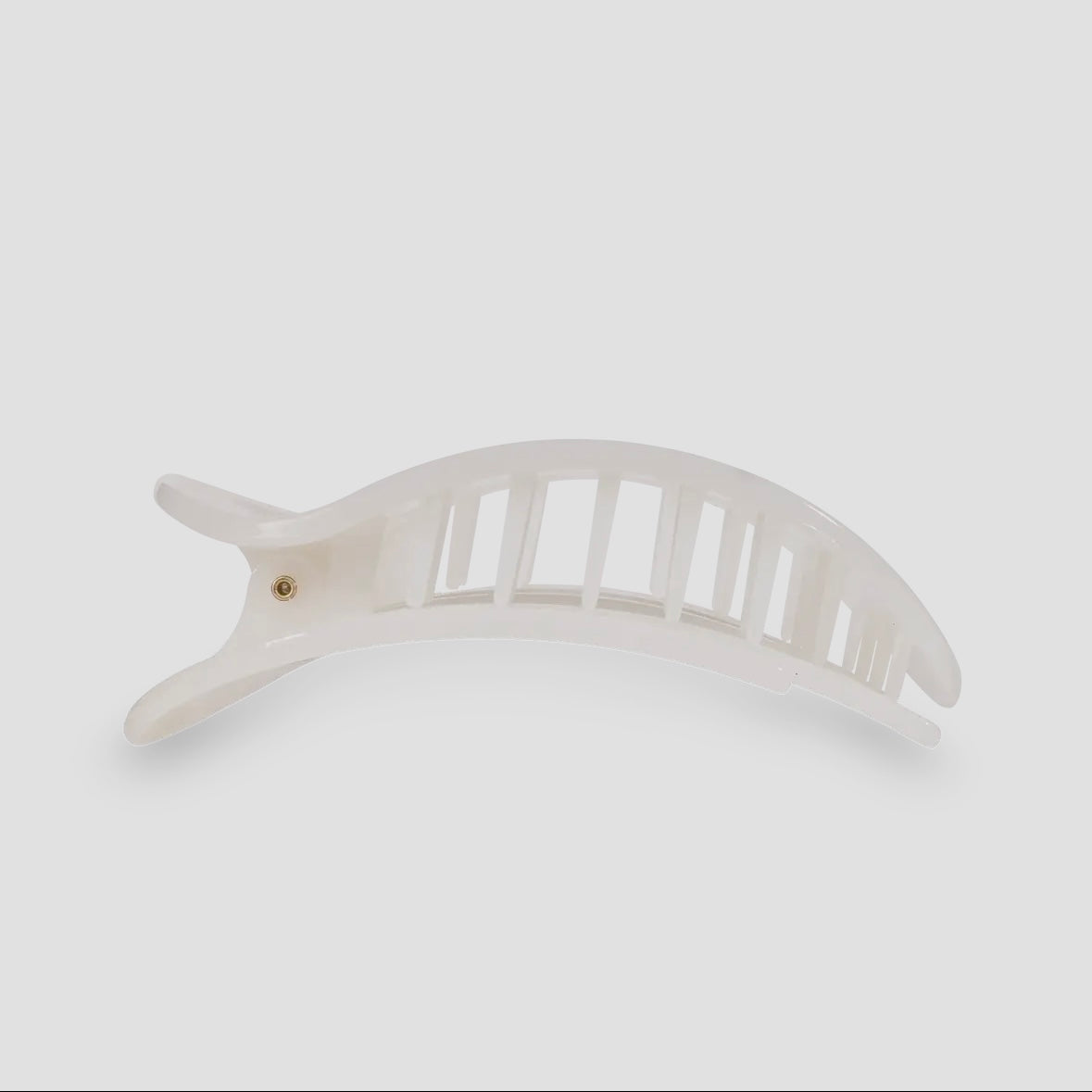 Teleties Flat Clip - Coconut White