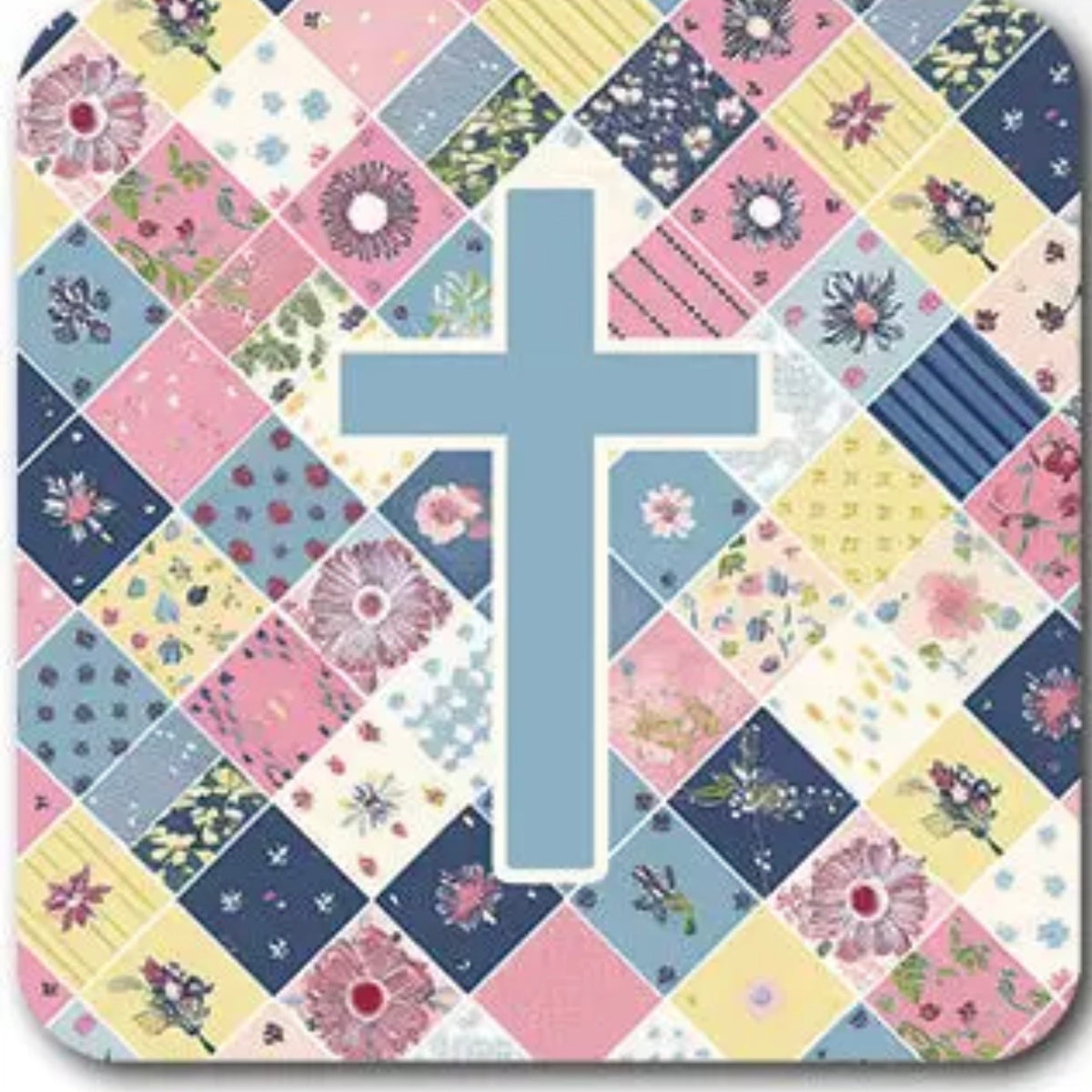 Tap To Pray Vinyl Sticker | Quilted Cross