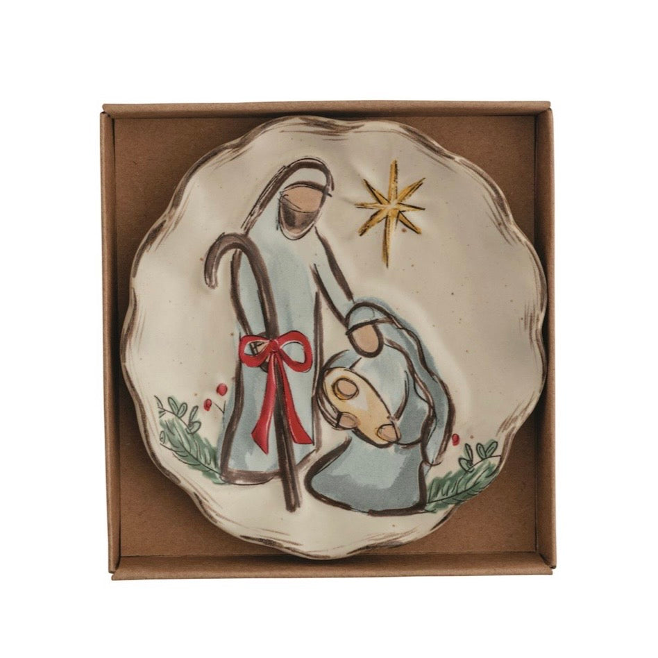 Holy Family Tidbit Tray