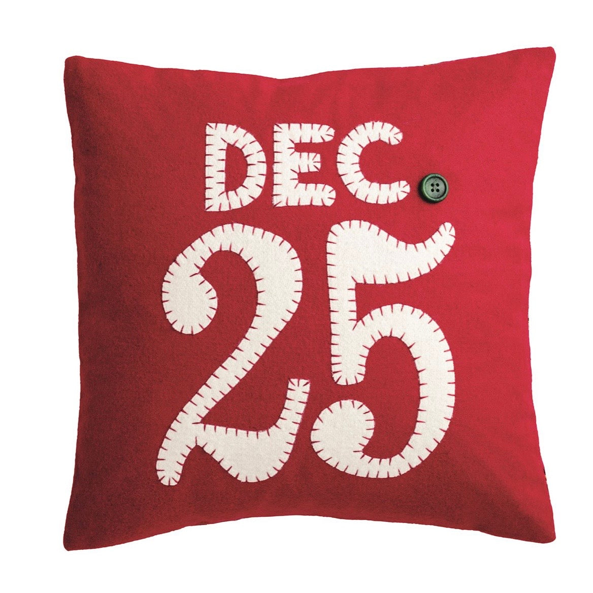 Dec 25 Felt Christmas Pillow