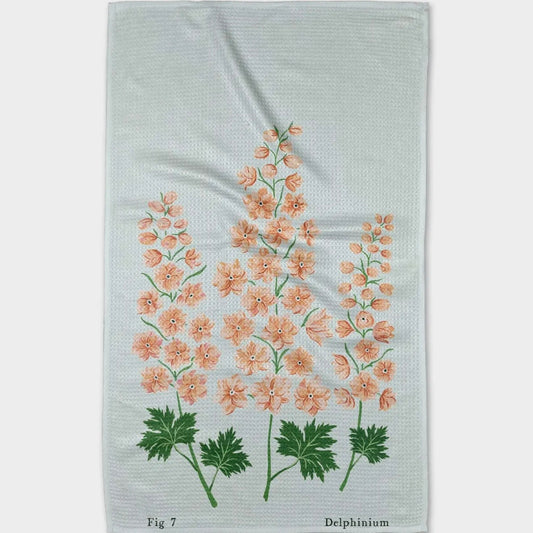 Geometry Dish Towel | July Delphinium