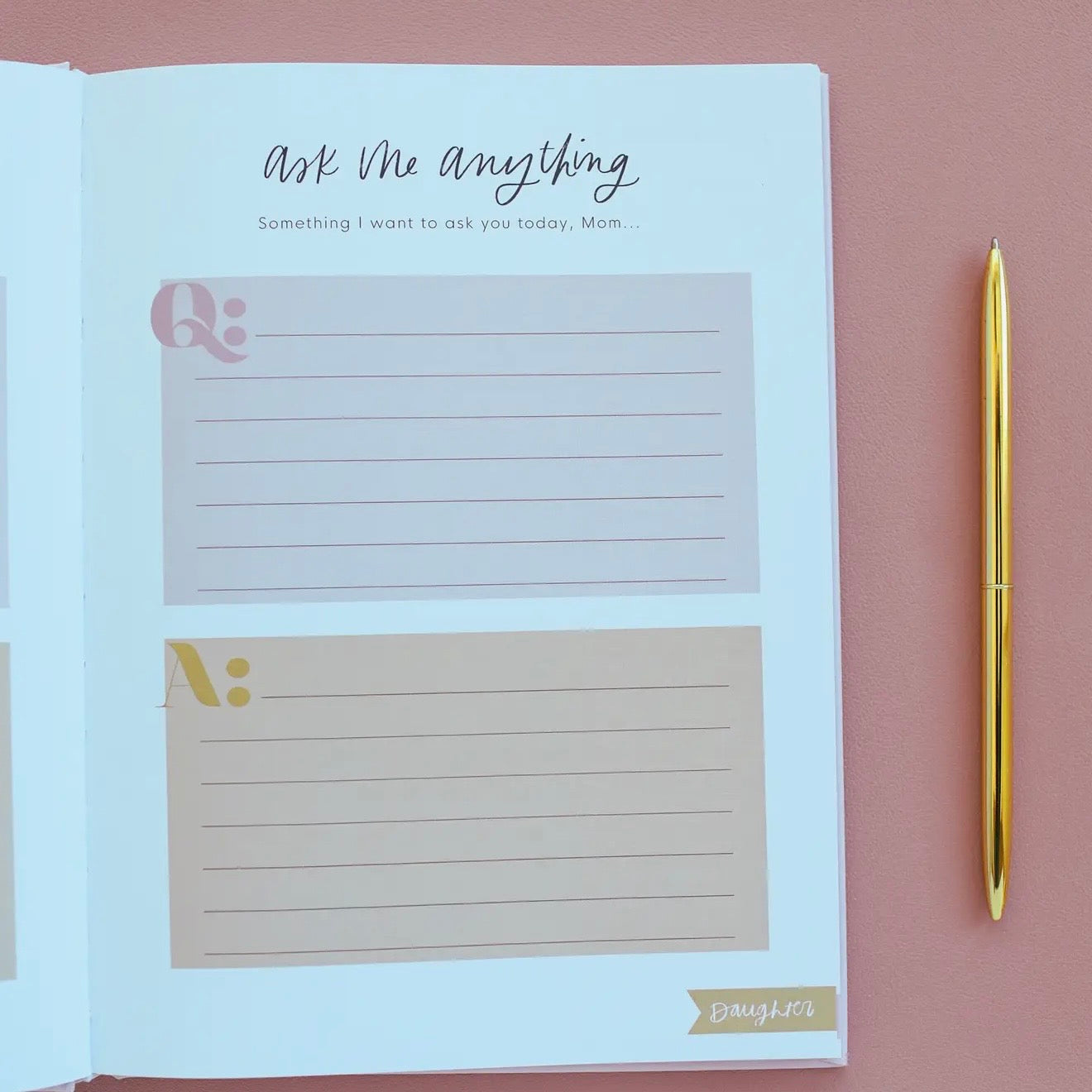 Heart To Heart: Mother Daughter Journal