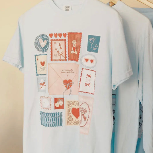 Valentine Stamp Tee
