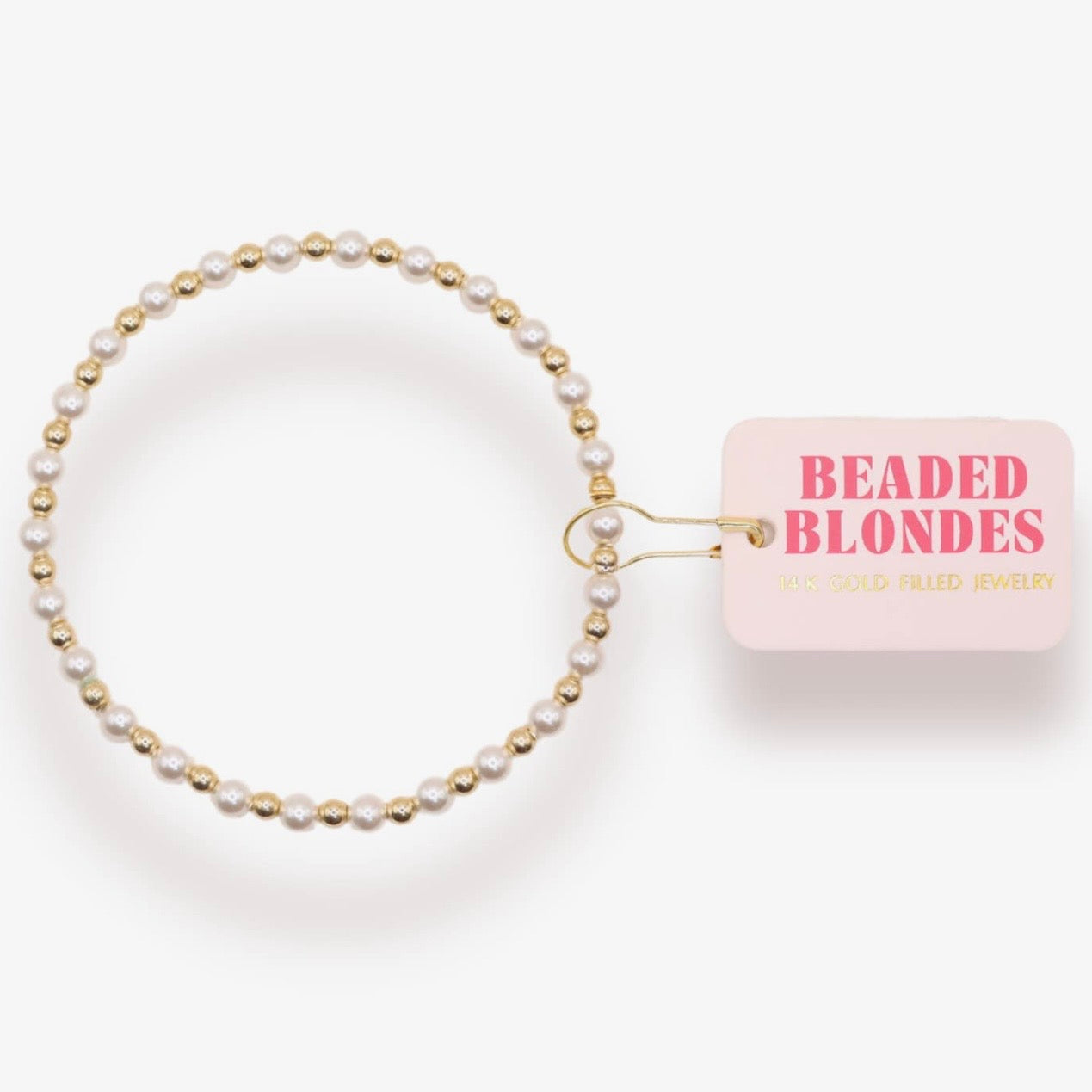 Beaded Blondes | Luci Pearl Bracelet