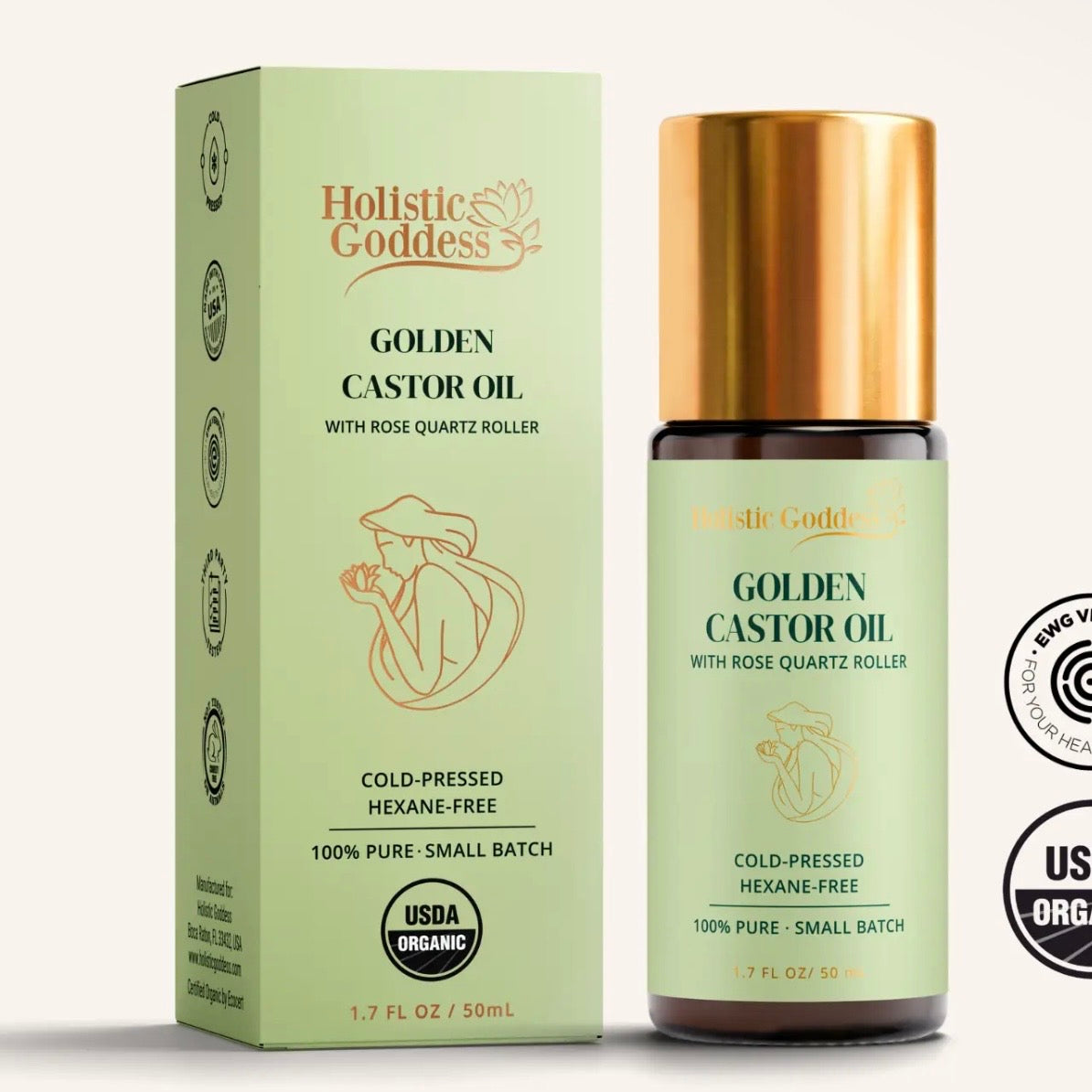 Organic Golden Castor Oil
Roll-On