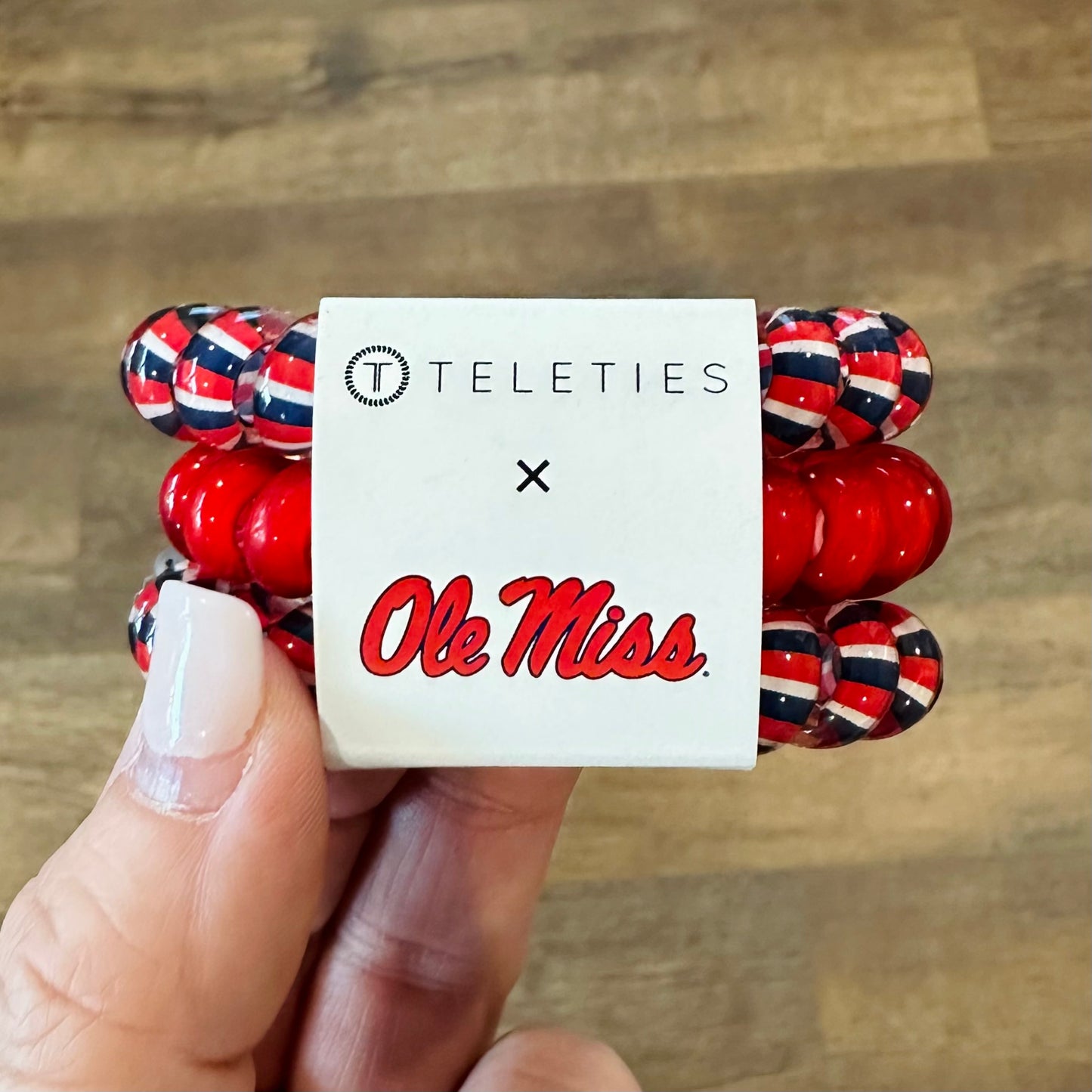 Teleties Hair Coils | Large | Ole Miss