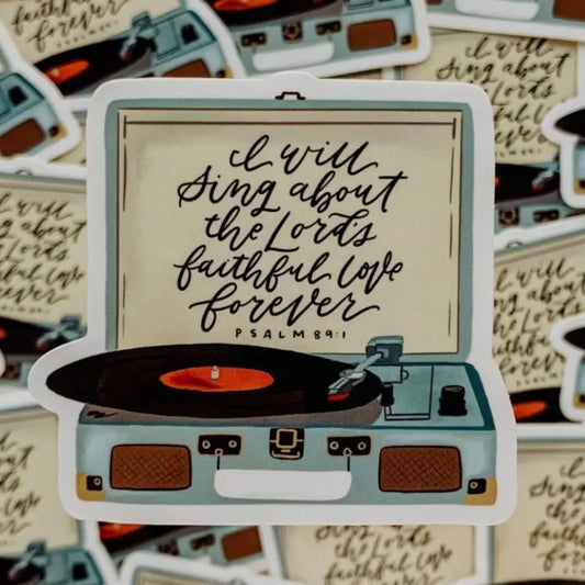 Sticker | I Will Sing About The Lord