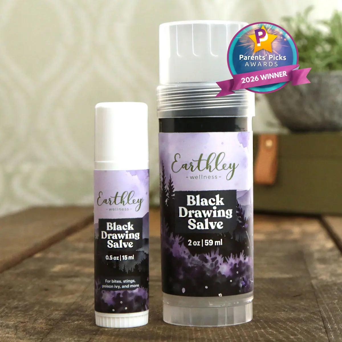 Earthley | Black Drawing Salve 2oz