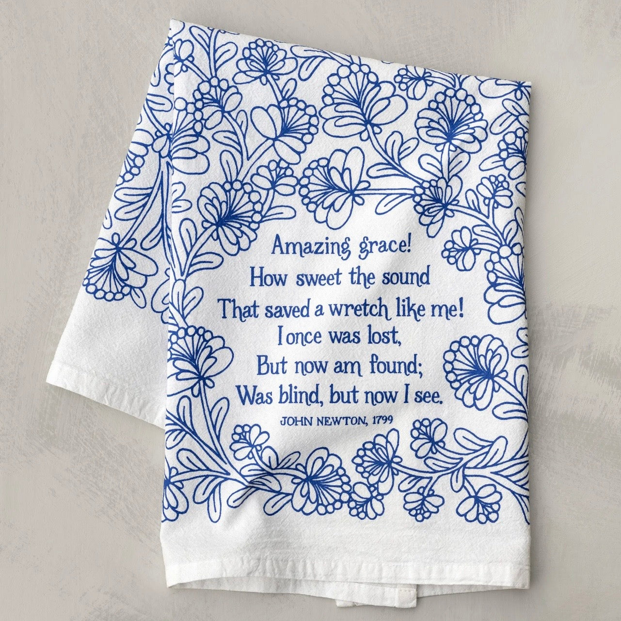 Hymn Tea Towel | Amazing Grace