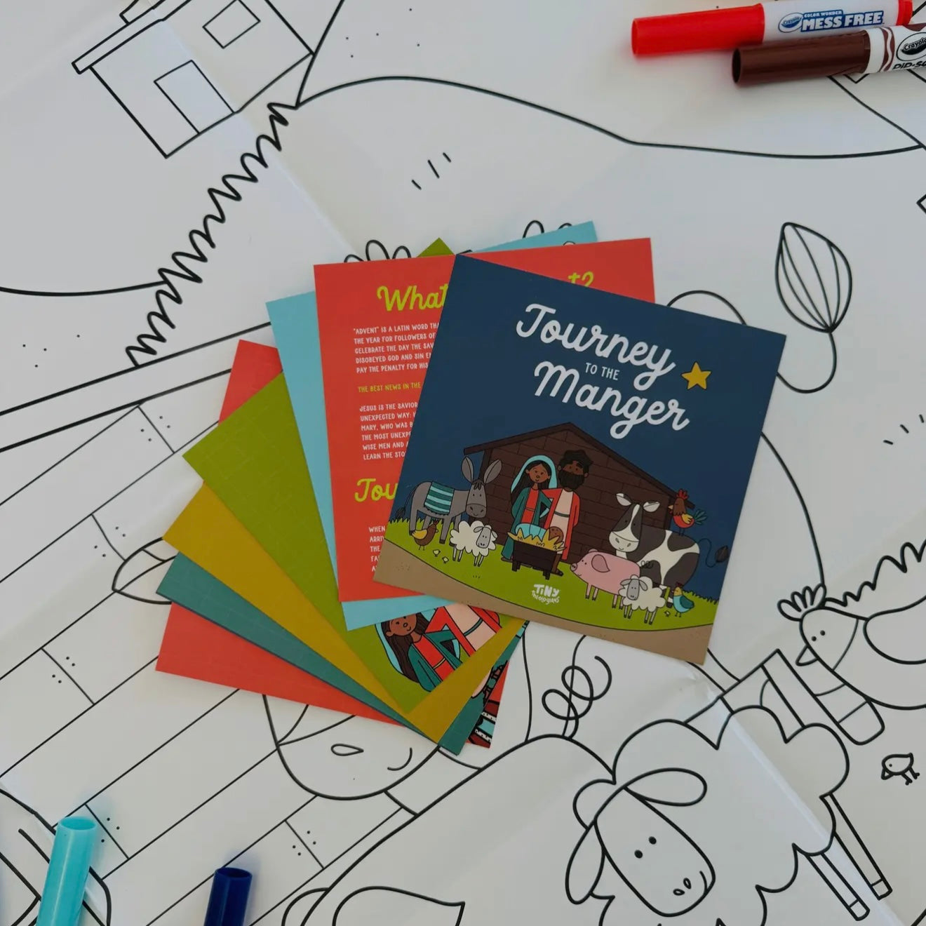 Tiny Theologians | Journey To the Manger Card Set