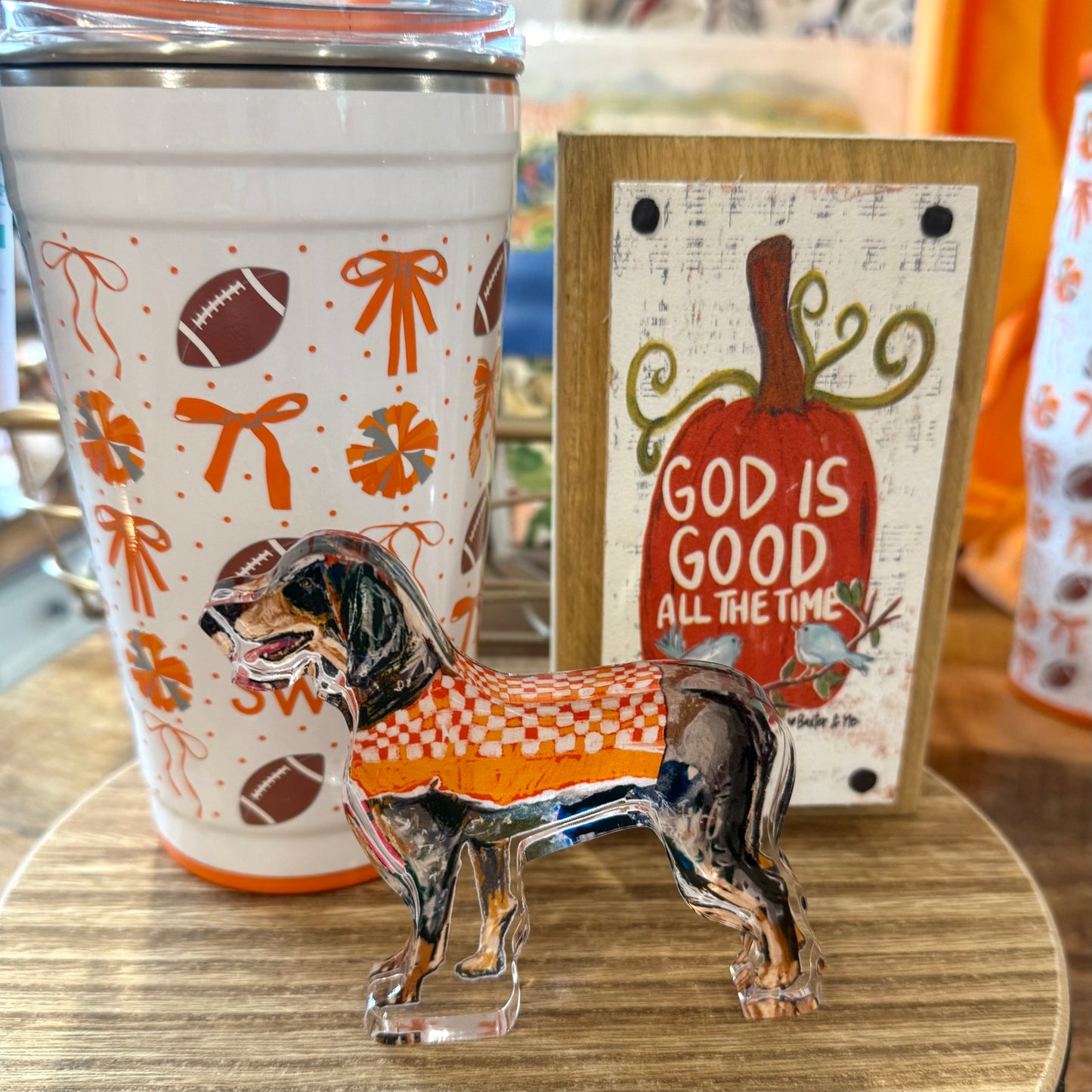 Acrylic Tennessee Gameday Shelf Sitter