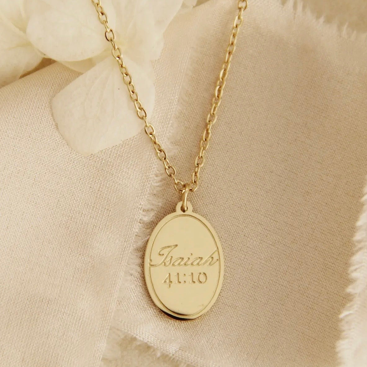 LoveStory Necklace | Fear Not For I Am with You Isaiah 41:10