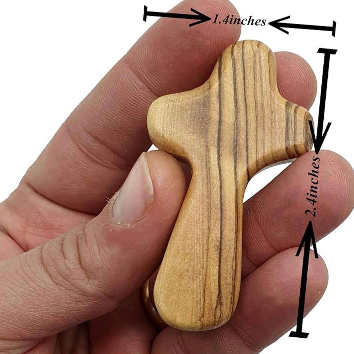 Olive Wood Comfort Crosses from Bethlehem Israel