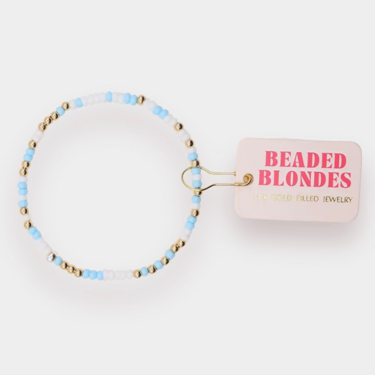 Beaded Blondes | Powder Blue Sprinkle