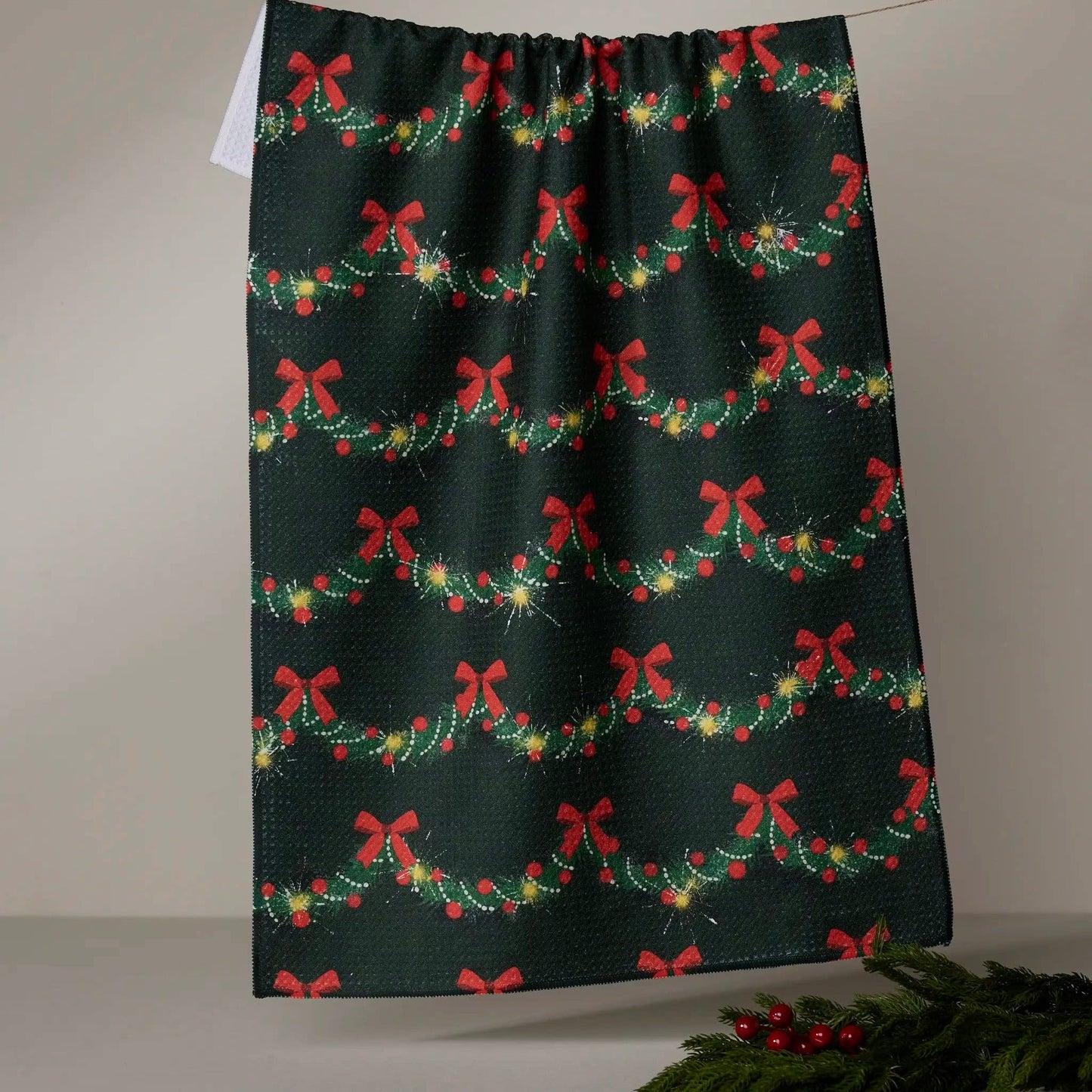 Geometry Dish Towel | Yuletide