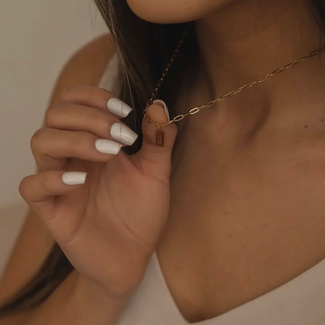 Mini Tag Necklace | Do Not Worry