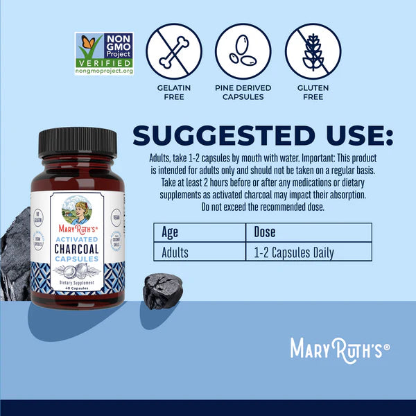 Mary Ruth’s Activated Charcoal Capsules