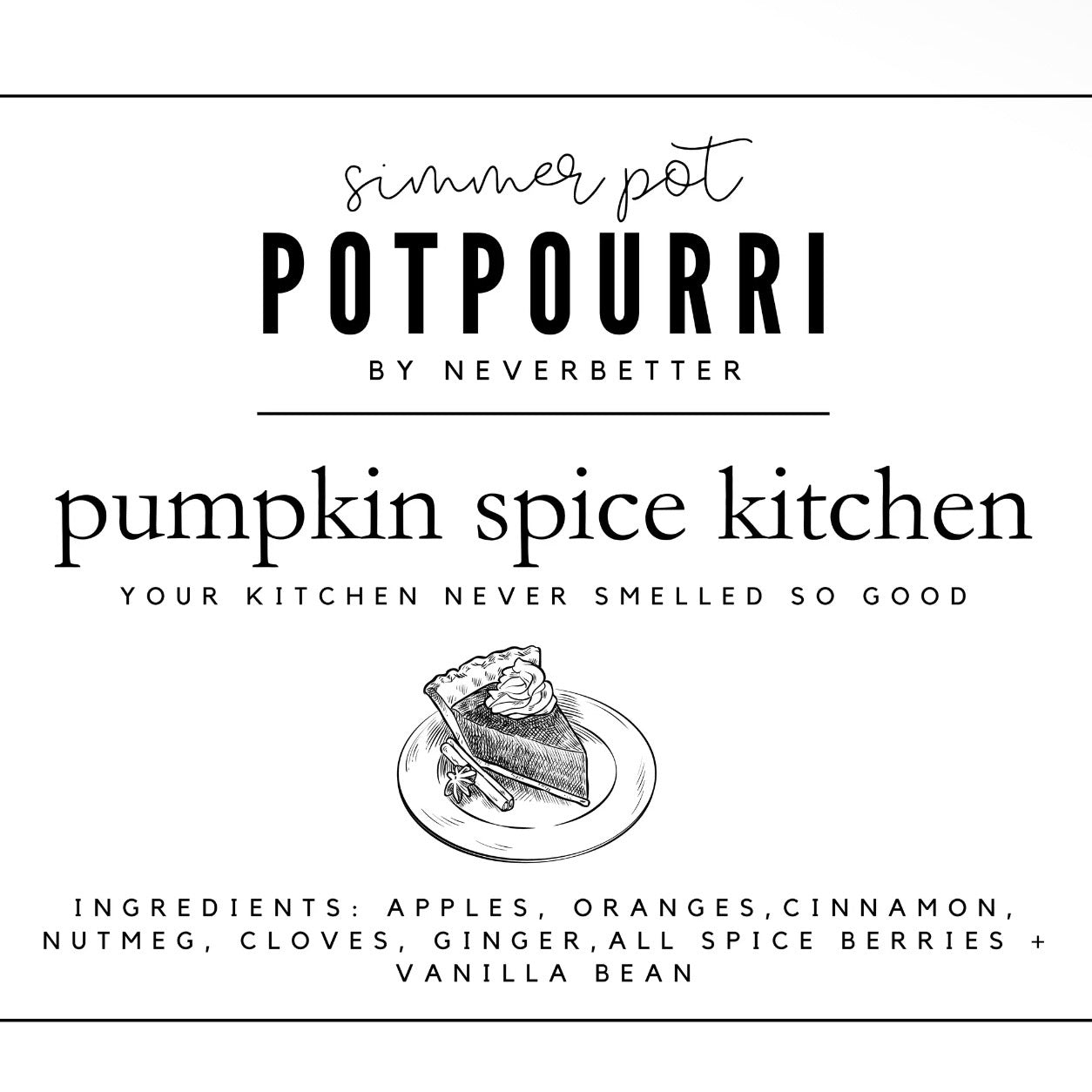 Simmer Pot Mix | Pumpkin Spice Kitchen