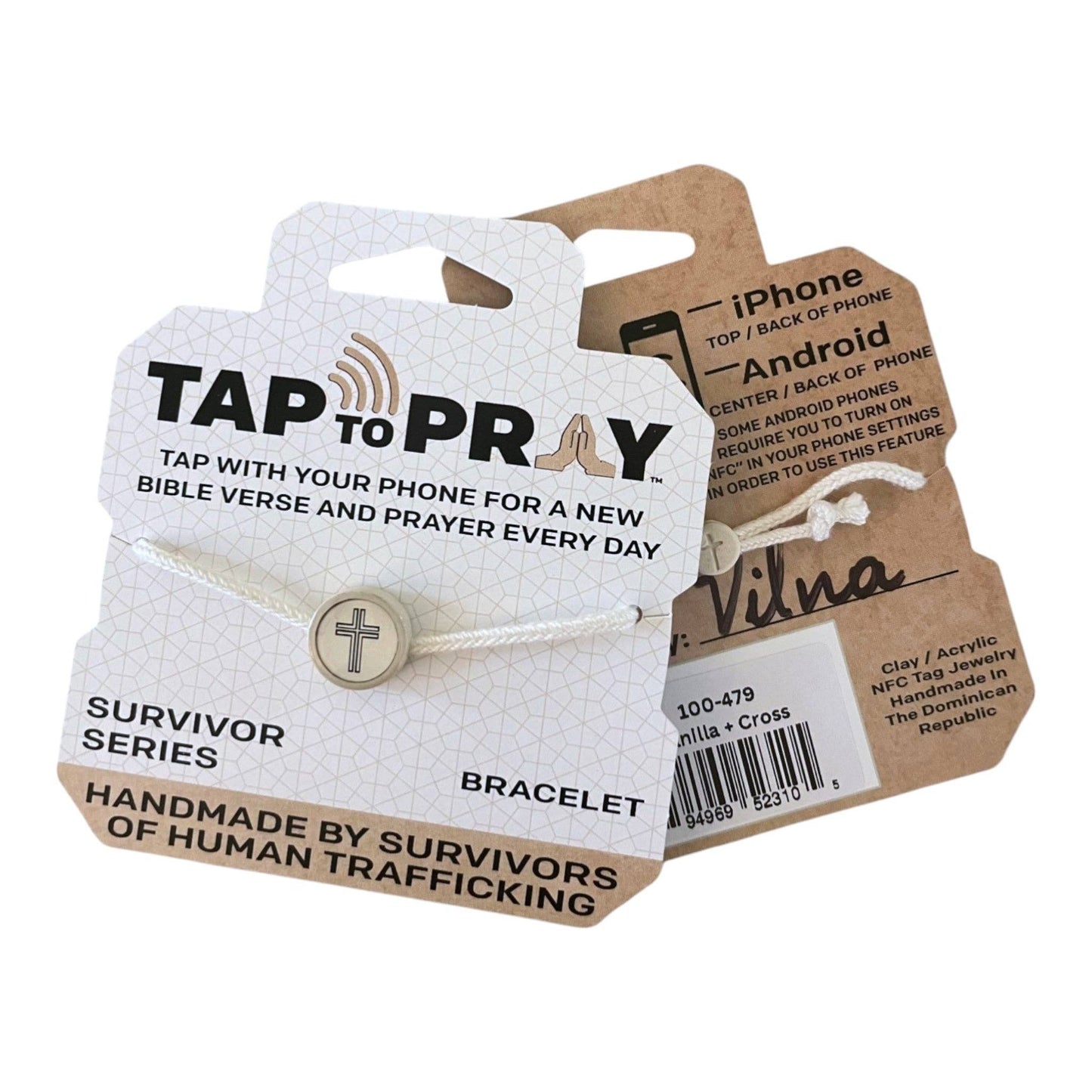 Tap To Pray Bracelet | Vanilla