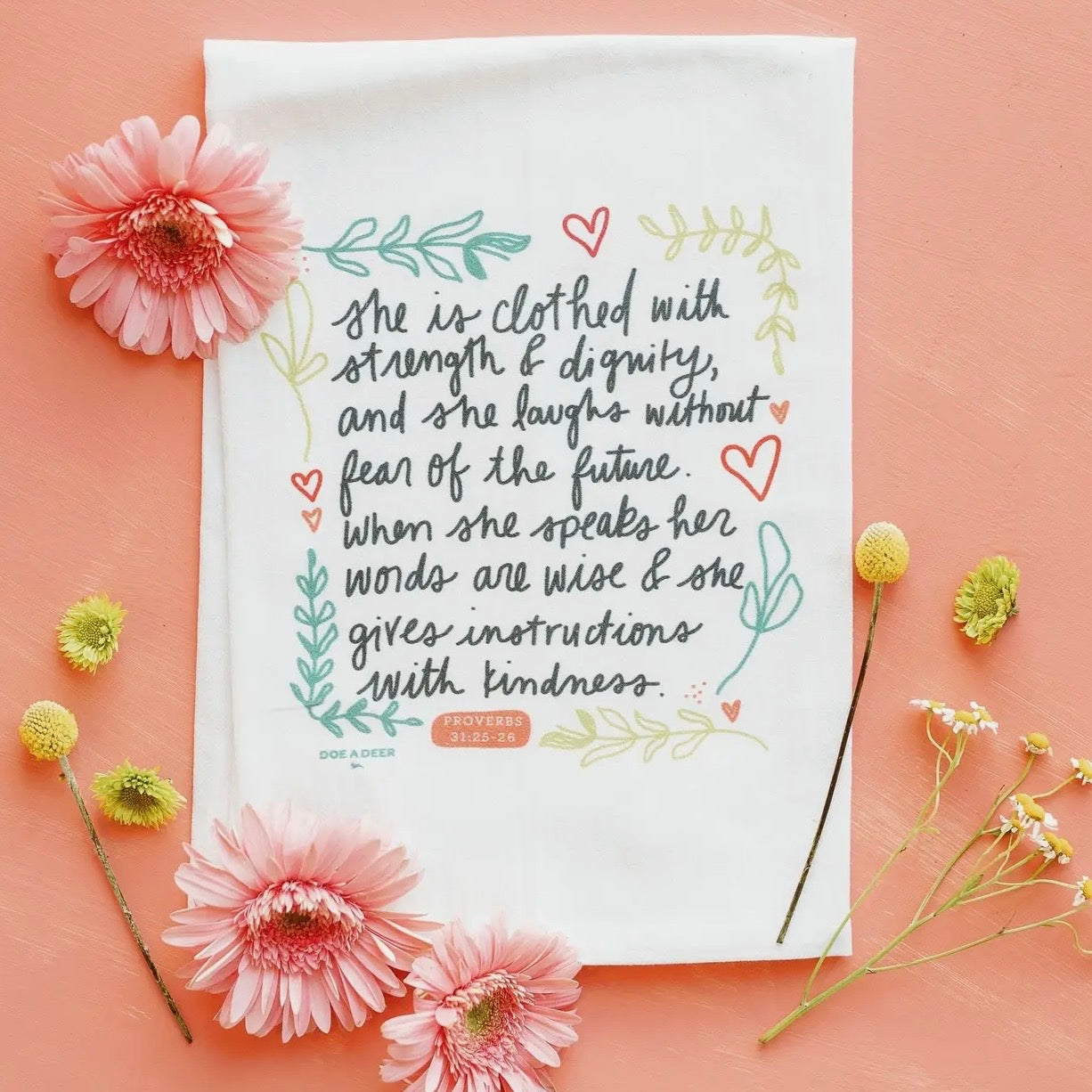 Kitchen Towel | She Is Clothed with Strength