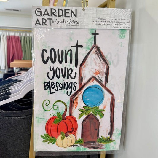 Garden Flag | Count Your Blessings