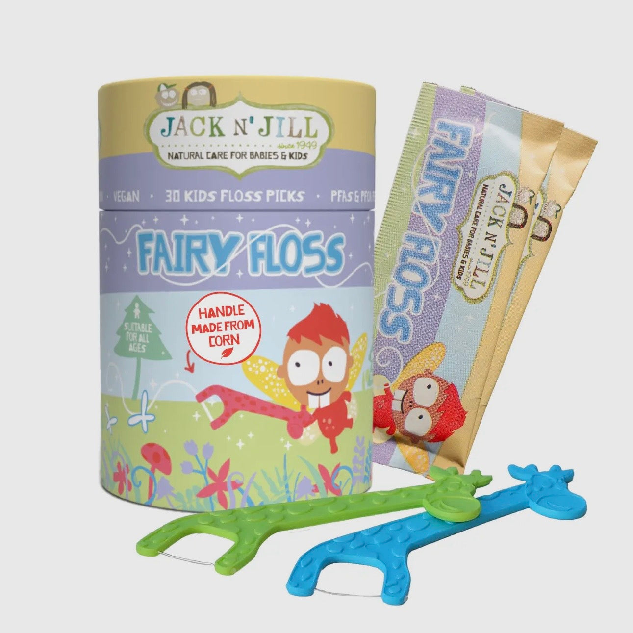 Jack N’ Jill Fairy Floss Dental Flossers