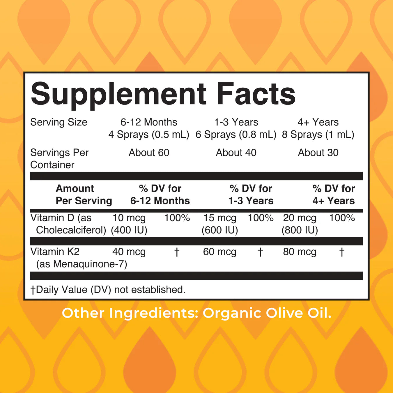 Mary Ruth’s Organic D3 + K2 Spray