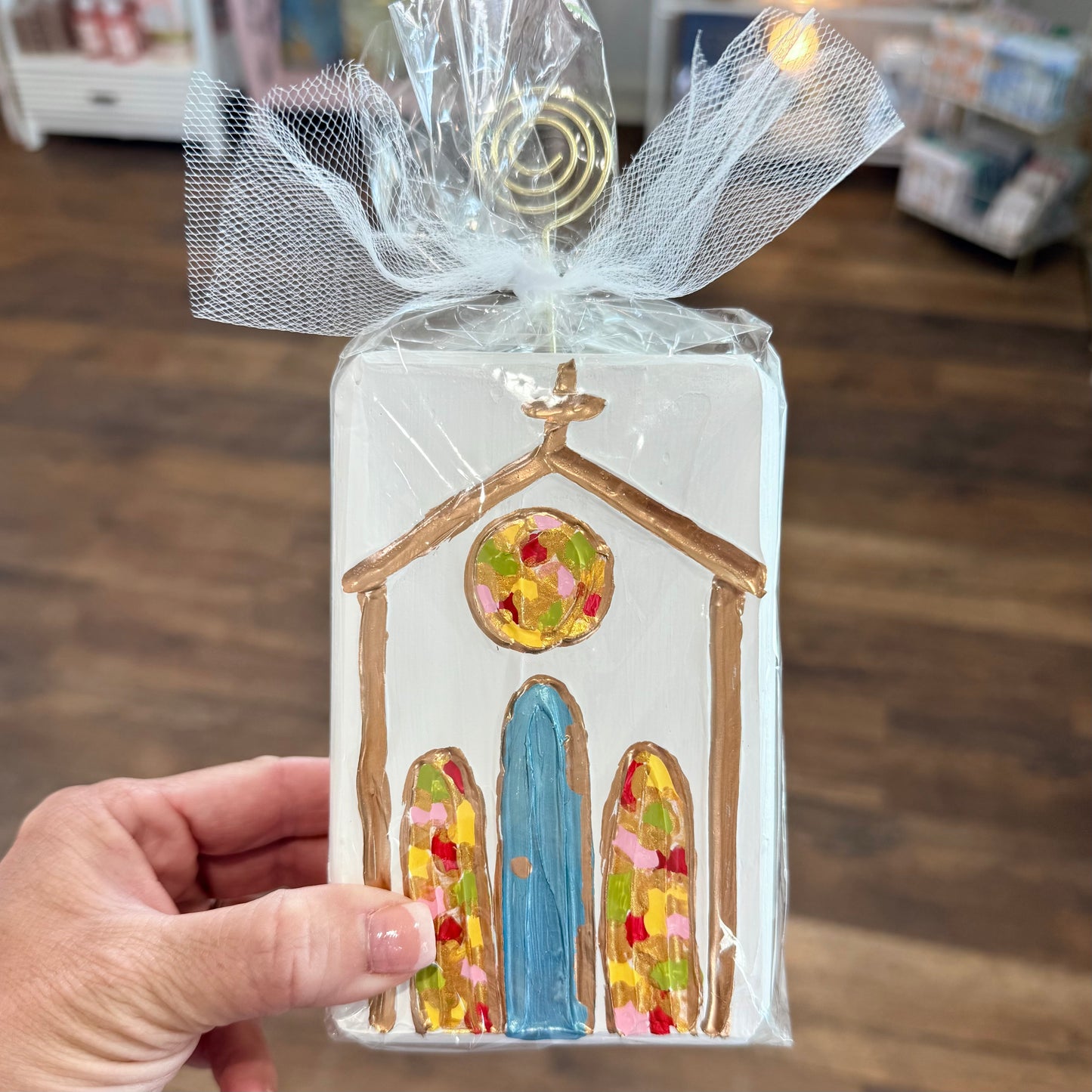 Wooden Verse/Photo Holder | Church