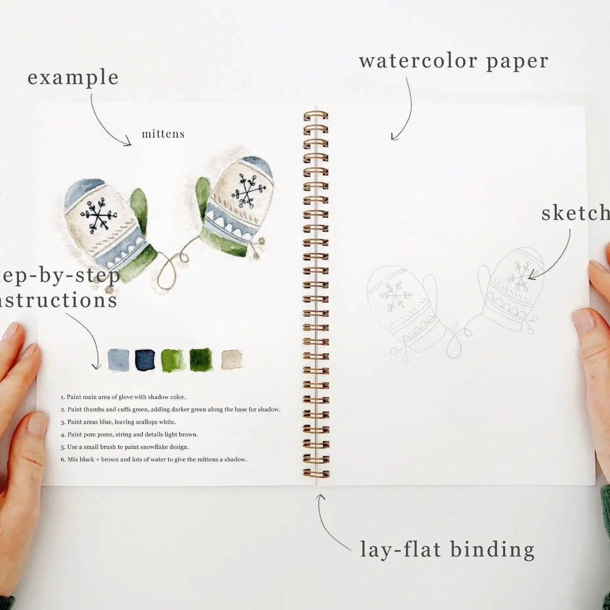 Watercolor Workbook | Winter