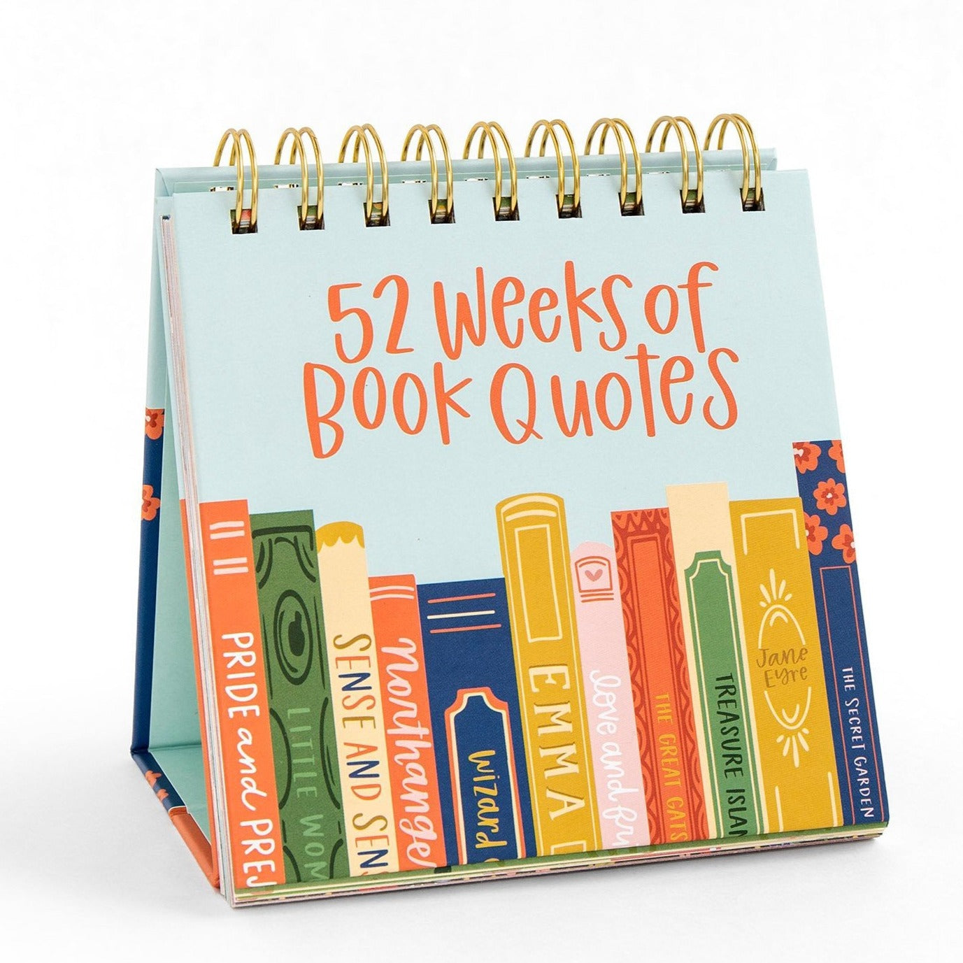 Book Quotes Desk Flip Calendar - 52 Weeks