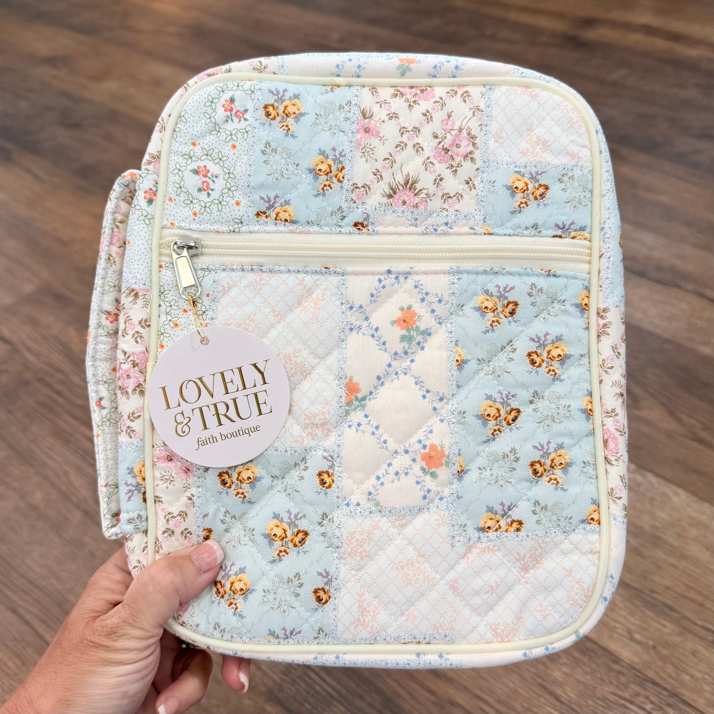 Quilted Bible Cover | Sarah | Small