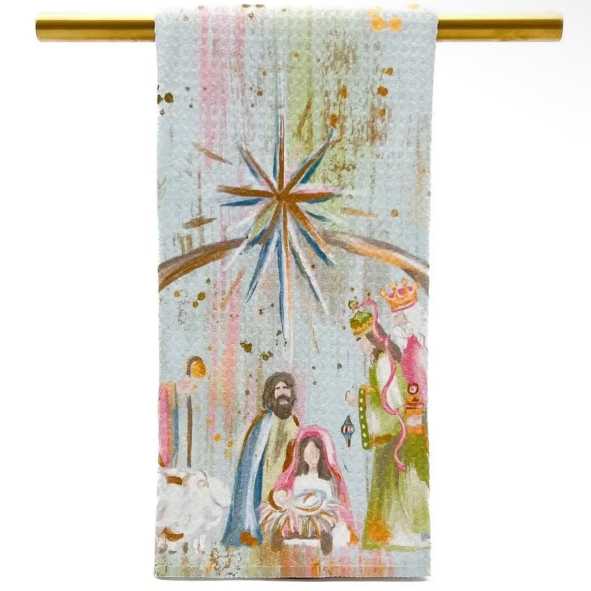 Tea Towel | Pastel Nativity