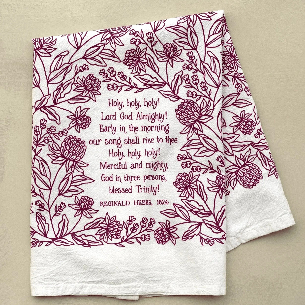 Hymn Tea Towel | Holy! Holy! Holy!