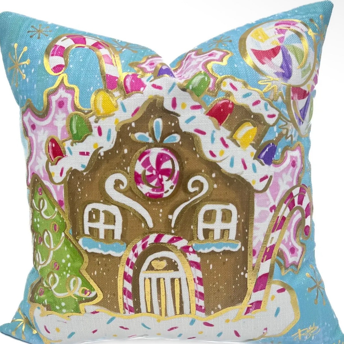 Pillow | Gingerbread House