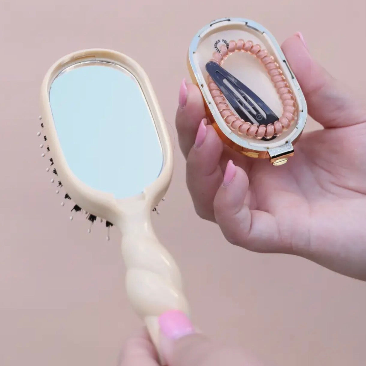 Mini Boar Bristle Hair Brush