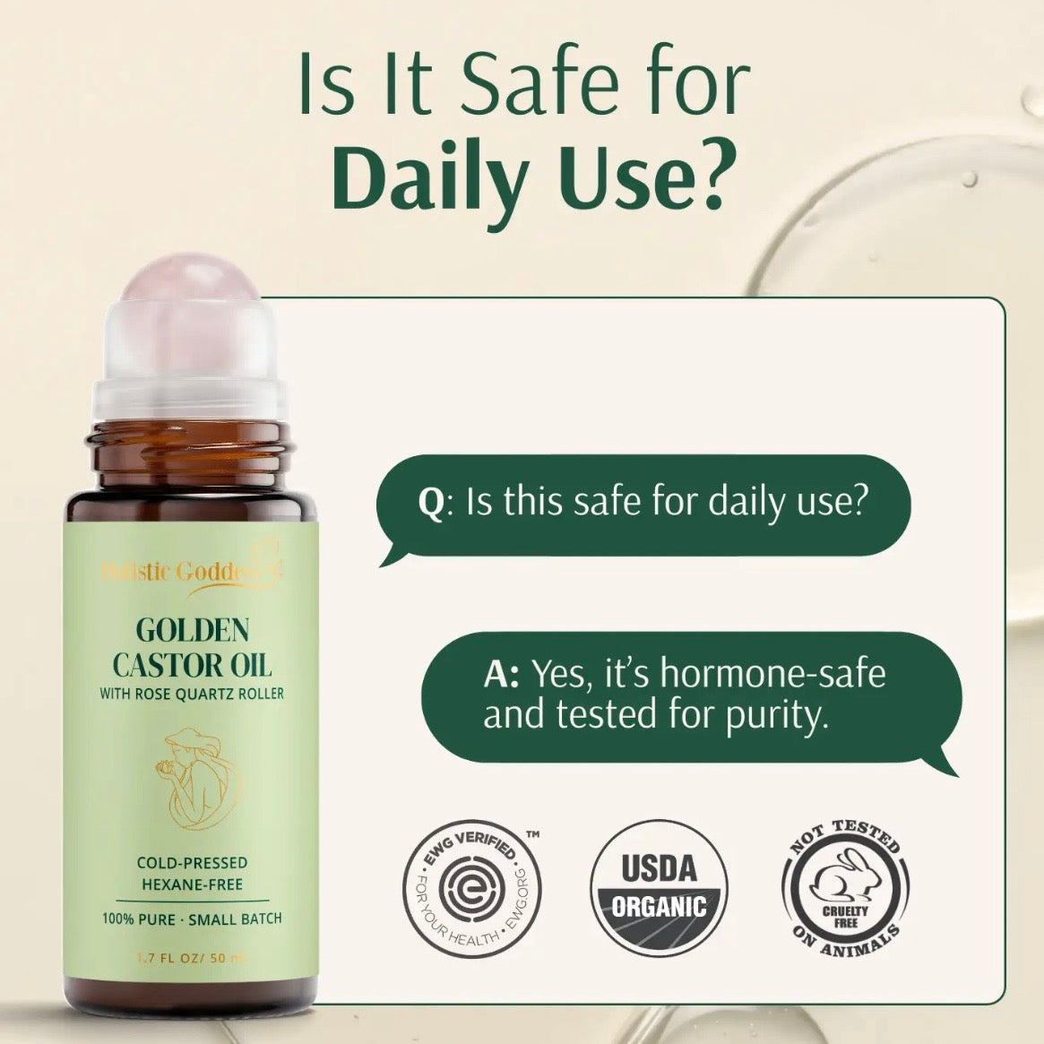 Organic Golden Castor Oil
Roll-On