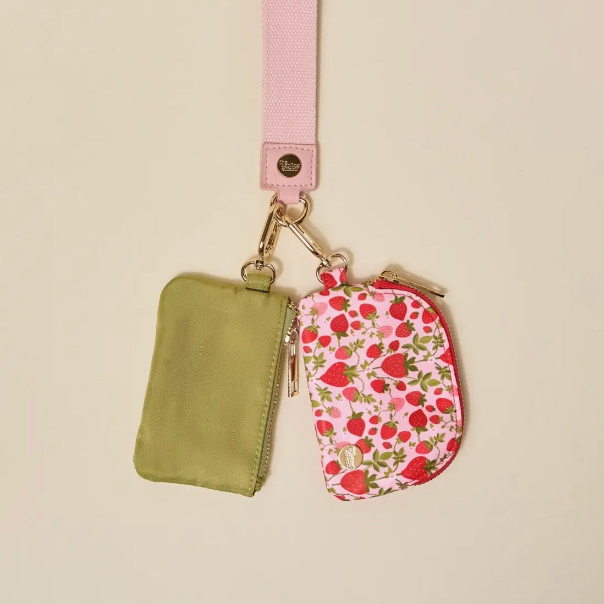 Pouch Wristlet | Strawberry Fields