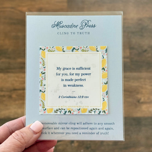 Scripture Cling | My Grace Is Sufficient