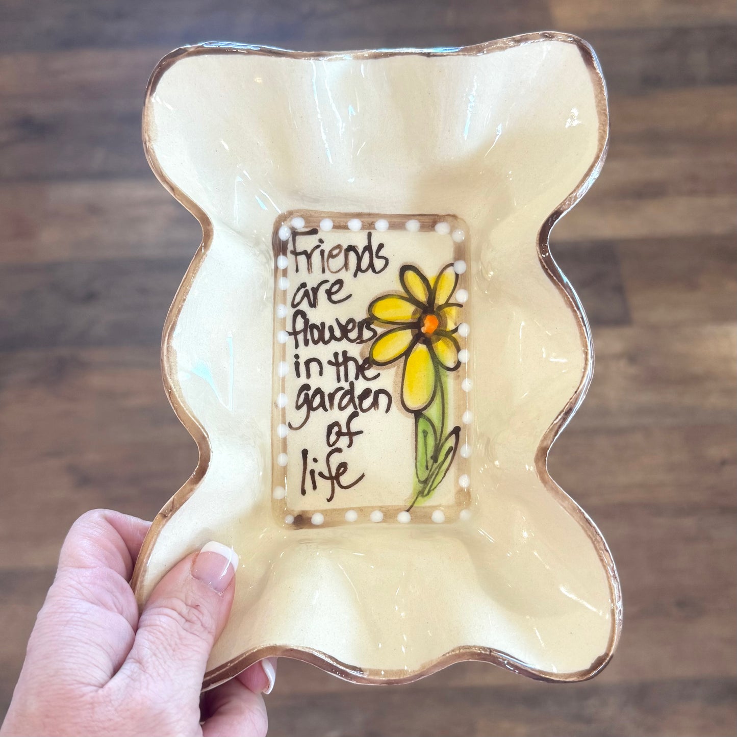 Ceramic Bowl | Friendship Flowers