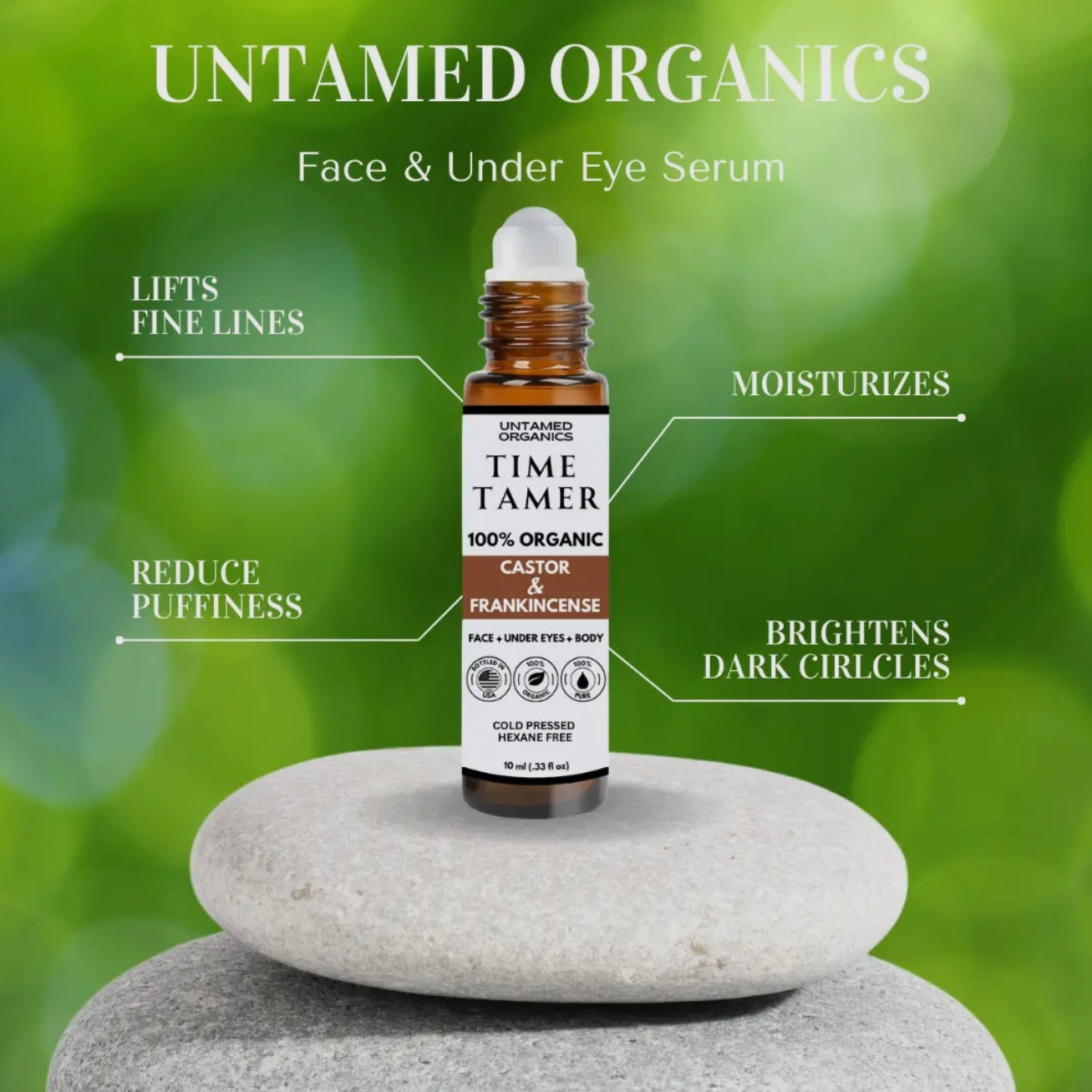 Organic Castor & Frankincense
Oil Roller