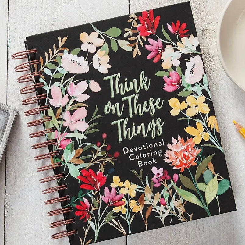 Devotional Coloring Book | Think On These Things